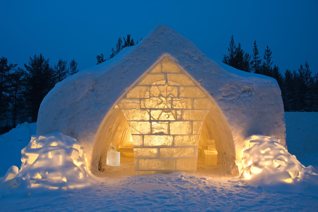 Arctic Snowhotel & Glass Igloos Sinettä Екстериор снимка